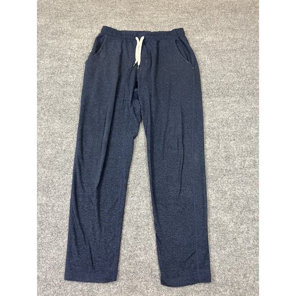 Vuori Pants M Heather Blue Stretch Gym Activewear Ponto Performance Athletic Run - Picture 1 of 15